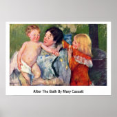 Mary Cassattによる入浴後 ポスター (正面)