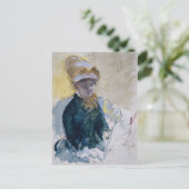 Mary Cassattによる自画像 ポストカード (スタンド正面)