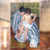 Mary Cassatt – お子様のお風呂 ウィンドウサイン (シート2)