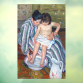 Mary Cassatt – お子様のお風呂 ウィンドウサイン (シート3)