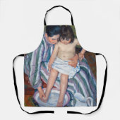 Mary Cassatt – お子様のお風呂 エプロン (正面)