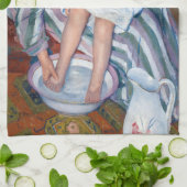 Mary Cassatt – お子様のお風呂 キッチンタオル (折り畳み)