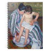 Mary Cassatt – お子様のお風呂 ノートブック (正面)