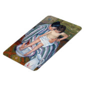 Mary Cassatt – お子様のお風呂 マグネット (左側)