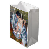 Mary Cassatt – お子様のお風呂 ミディアムペーパーバッグ (正面アングル)