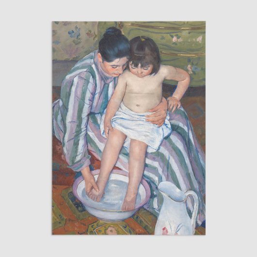 Mary Cassatt – お子様のお風呂 薄葉紙