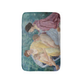 Mary Cassatt – ボートで2人の母親と子供 バスマット (正面縦)