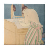 Mary Cassatt – 女性入浴 タイル (正面)