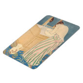 Mary Cassatt – 女性入浴 マグネット (左側)