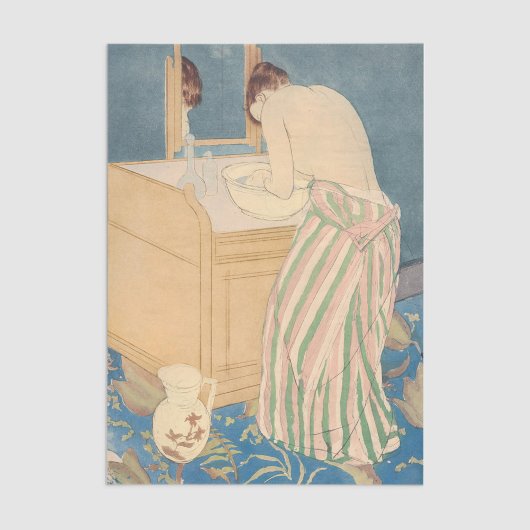 Mary Cassatt – 女性入浴 薄葉紙