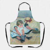 Mary Cassatt – 子供遊ズオンビーチ エプロン (正面)
