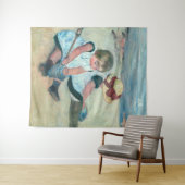 Mary Cassatt – 子供遊ズオンビーチ タペストリー (インサイチュ(横))