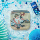 Mary Cassatt – 子供遊ズオンビーチ ペーパープレート (パーティー)