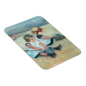 Mary Cassatt – 子供遊ズオンビーチ マグネット (右側)