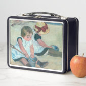Mary Cassatt – 子供遊ズオンビーチ メタルランチボックス (インサイチュ)