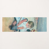 Mary Cassatt – 子供遊ズオンビーチ ヨガマット (裏面(横))