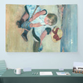 Mary Cassatt – 子供遊ズオンビーチ 横断幕 (トレードショー)