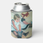 Mary Cassatt – 子供遊ズオンビーチ 缶クーラー (缶裏面)