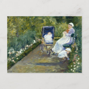 Mary Cassatt – 庭の子供たち(ナース) ポストカード