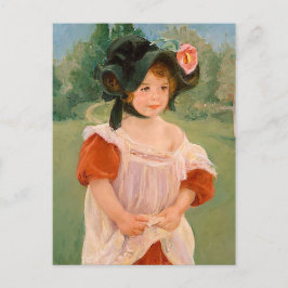 Mary Cassatt "春:マーゴが庭に立つ» ポストカード