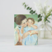 Mary Cassatt – 母と子 ポストカード (スタンド正面)