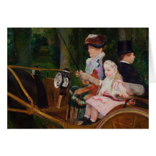 Mary Cassatt – 運転する女性と少女
