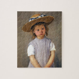 Mary Cassatt:麦わら帽子の子 ジグソーパズル