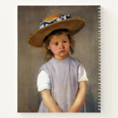Mary Cassatt：麦わら帽子の子 ノートブック (裏面)