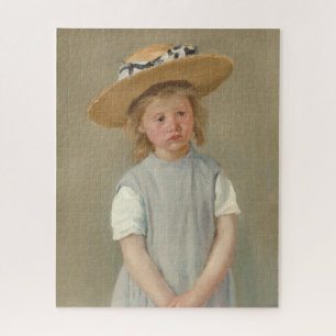 Mary Cassatt – 麦藁帽子の子供 ジグソーパズル