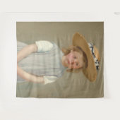 Mary Cassatt – 麦藁帽子の子供 タペストリー (正面(横))