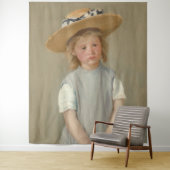 Mary Cassatt – 麦藁帽子の子供 タペストリー (インサイチュ)