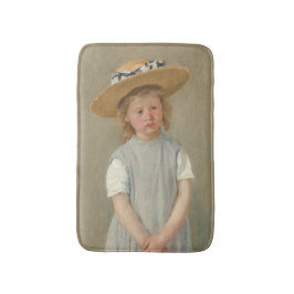 Mary Cassatt – 麦藁帽子の子供 バスマット