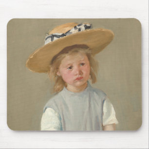 Mary Cassatt – 麦藁帽子の子供 マウスパッド