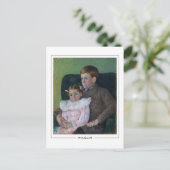 Mary Cassatt #398 -ファインアートはがき ポストカード (スタンド正面)