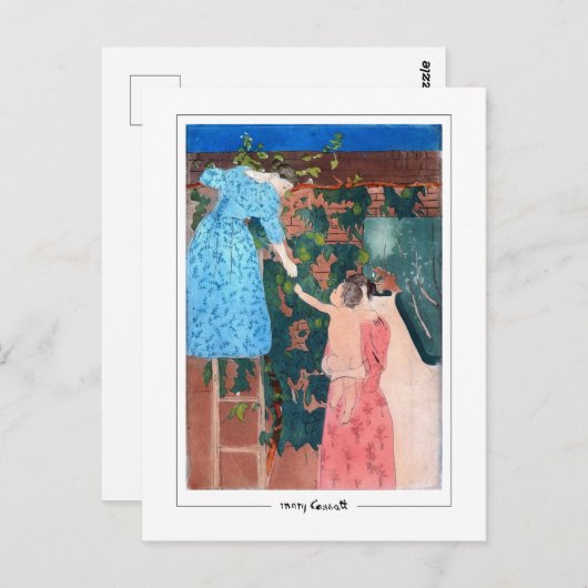 Mary Cassatt #400 -ファインアートはがき ポストカード (正面/裏面)