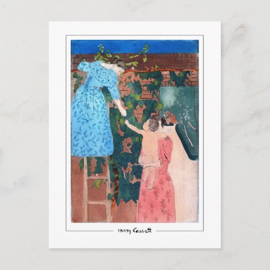 Mary Cassatt #400 -ファインアートはがき ポストカード (正面)