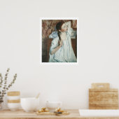 Mary Cassatt - Girl Arranging Her Hair Poster ポスター (キッチン)