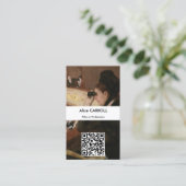 Mary Cassatt - In the Loge - QR Code 名刺 (スタンド正面)