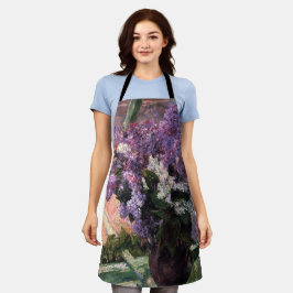 Mary Cassatt - Lilacs in a Window エプロン