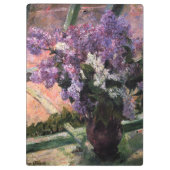 Mary Cassatt - Lilacs in a Window クリップボード (裏面)