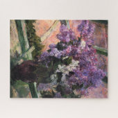 Mary Cassatt - Lilacs in a Window ジグソーパズル (横)