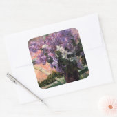 Mary Cassatt - Lilacs in a Window スクエアシール (封筒)