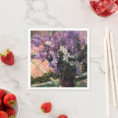 Mary Cassatt - Lilacs in a Window スタンダードカクテルナプキン (インサイチュ)