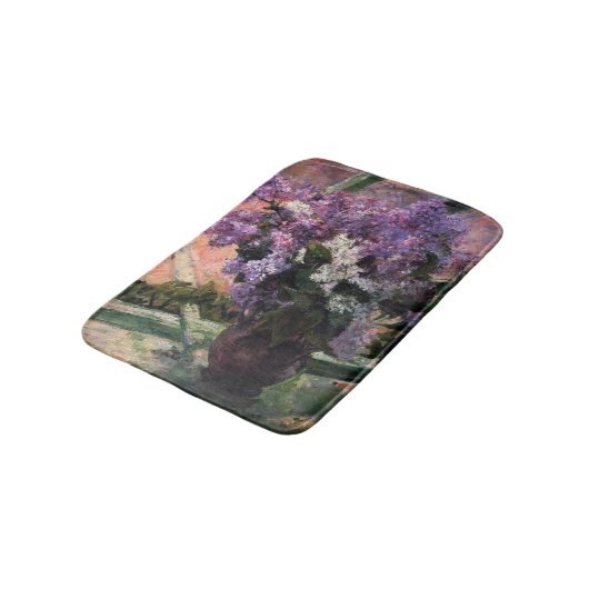 Mary Cassatt - Lilacs in a Window バスマット (アングル)