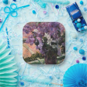 Mary Cassatt - Lilacs in a Window ペーパープレート (パーティー)