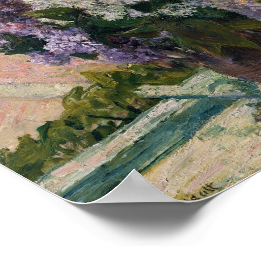 Mary Cassatt - Lilacs In A Window ポスター (角)