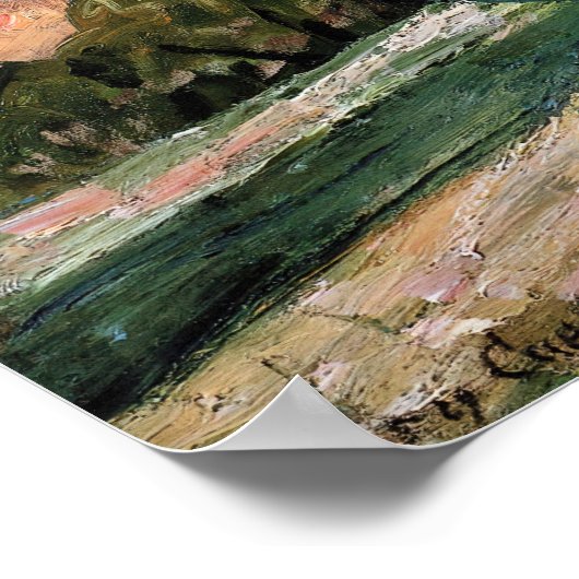 Mary Cassatt - Lilacs in a Window ポスター (角)