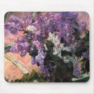 Mary Cassatt - Lilacs in a Window マウスパッド