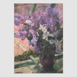 Mary Cassatt - Lilacs in a Window 薄葉紙