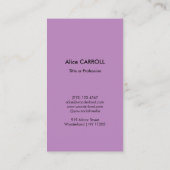 Mary Cassatt - Lilacs in a Window - QRコード 名刺 (裏面)